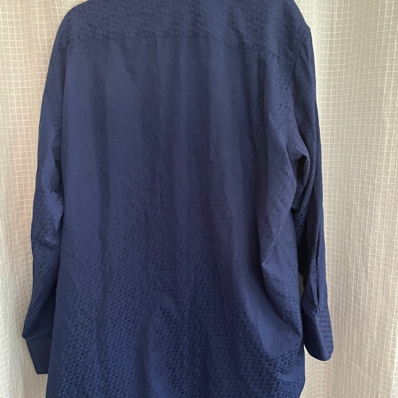 Visconti Navy Blure Long sleeve button down, Suze 2XL - Picture 6 of 6